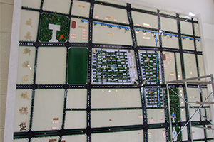 壁掛區(qū)位沙盤模型