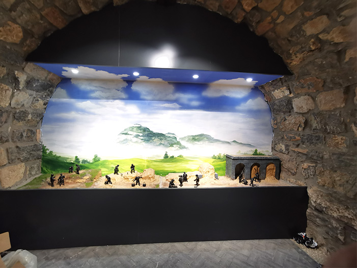 響堂山窯洞建設(shè)場(chǎng)景